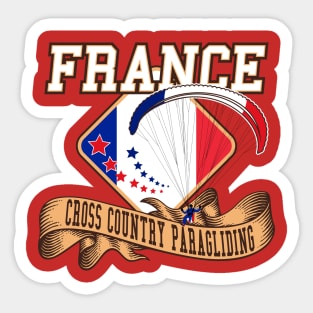 FRANCE PARAGLIDING | 2 SIDED Sticker